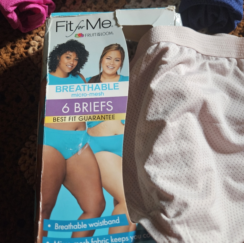 Womens Fit for Me Panties - Picture 2 of 3